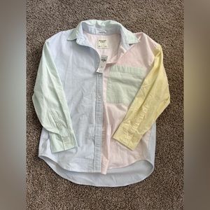 Abercrombie Pastel Oversized Button Down